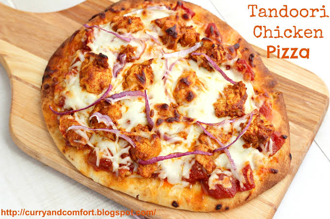 thandoori chicken pizza